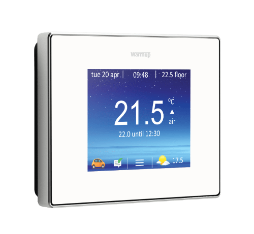 4iE smart thermostat in white